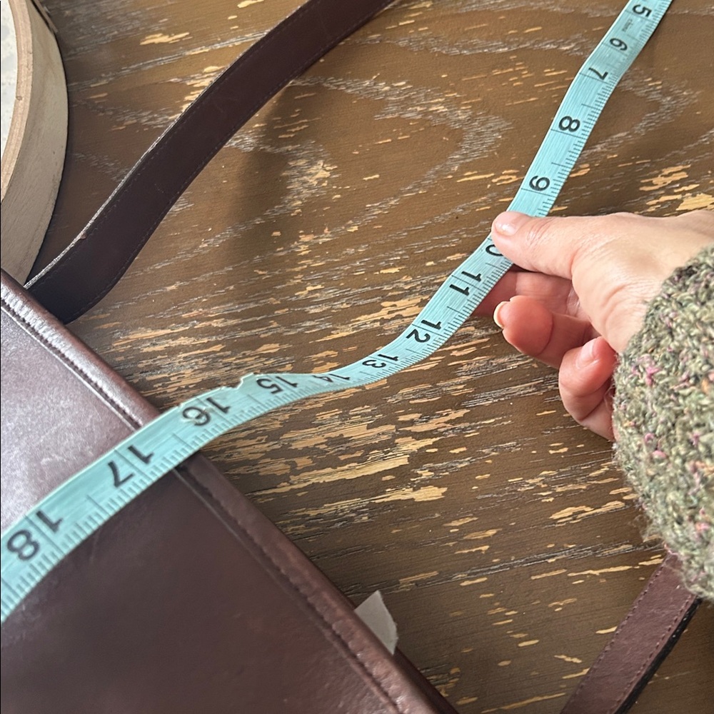 Rare🌹COACH Smooth Brown Leather Shoulder Bag! Bucket bag 6010 VTG Y2K - Picture 11 of 11